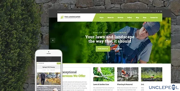 The Landscaper - 草坪与园艺 WP 主题 3.1.2
