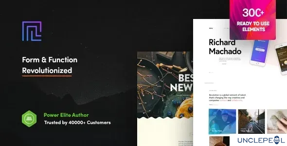 Revolution - 创意多用途 WordPress 主题 2.4.7 开心版