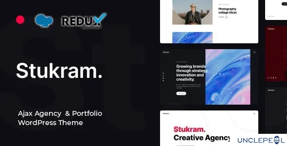 Stukram - AJAX 代理与作品集 WordPress 主题 4.5 开心版