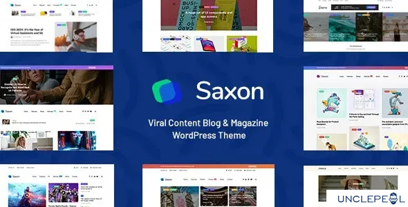 Saxon - 病毒内容博客与杂志营销 WordPress 主题 1.9.2 开心版