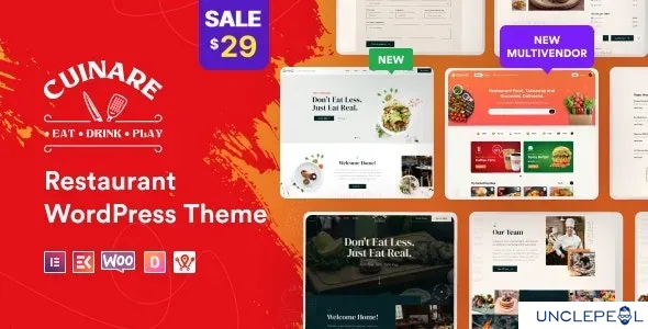 Cuinare - 多供应商餐厅 WordPress 主题 1.0.7