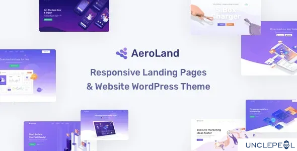 AeroLand - 应用登陆软件网站 WordPress 主题 1.6.6