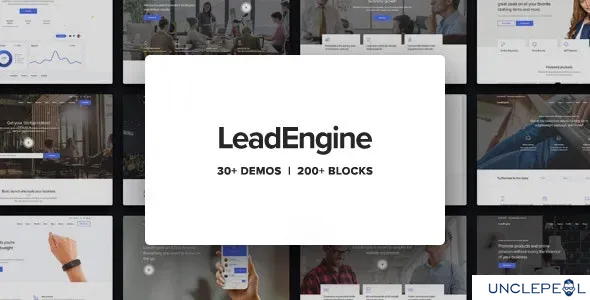 LeadEngine - 多用途 WordPress 主题，带页面构建器 4.4 开心版