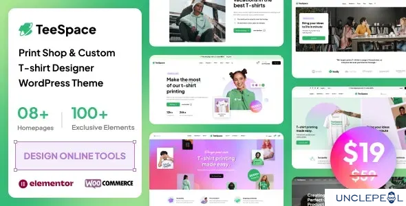 TeeSpace - 印刷定制 T 恤设计 WordPress 主题 1.2.6