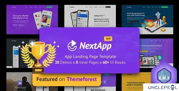 Nextapp - 移动应用软件设计与开发网站应用着陆页 WordPress 主题 1.4.3.1