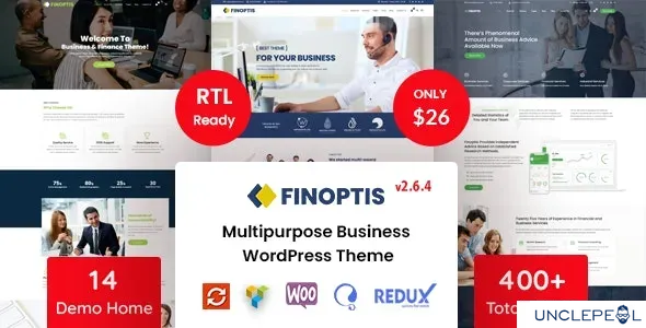 Finoptis - 多用途商业 WordPress 主题 2.6.4