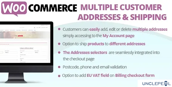 WooCommerce 多客户地址与配送 23.5 开心版