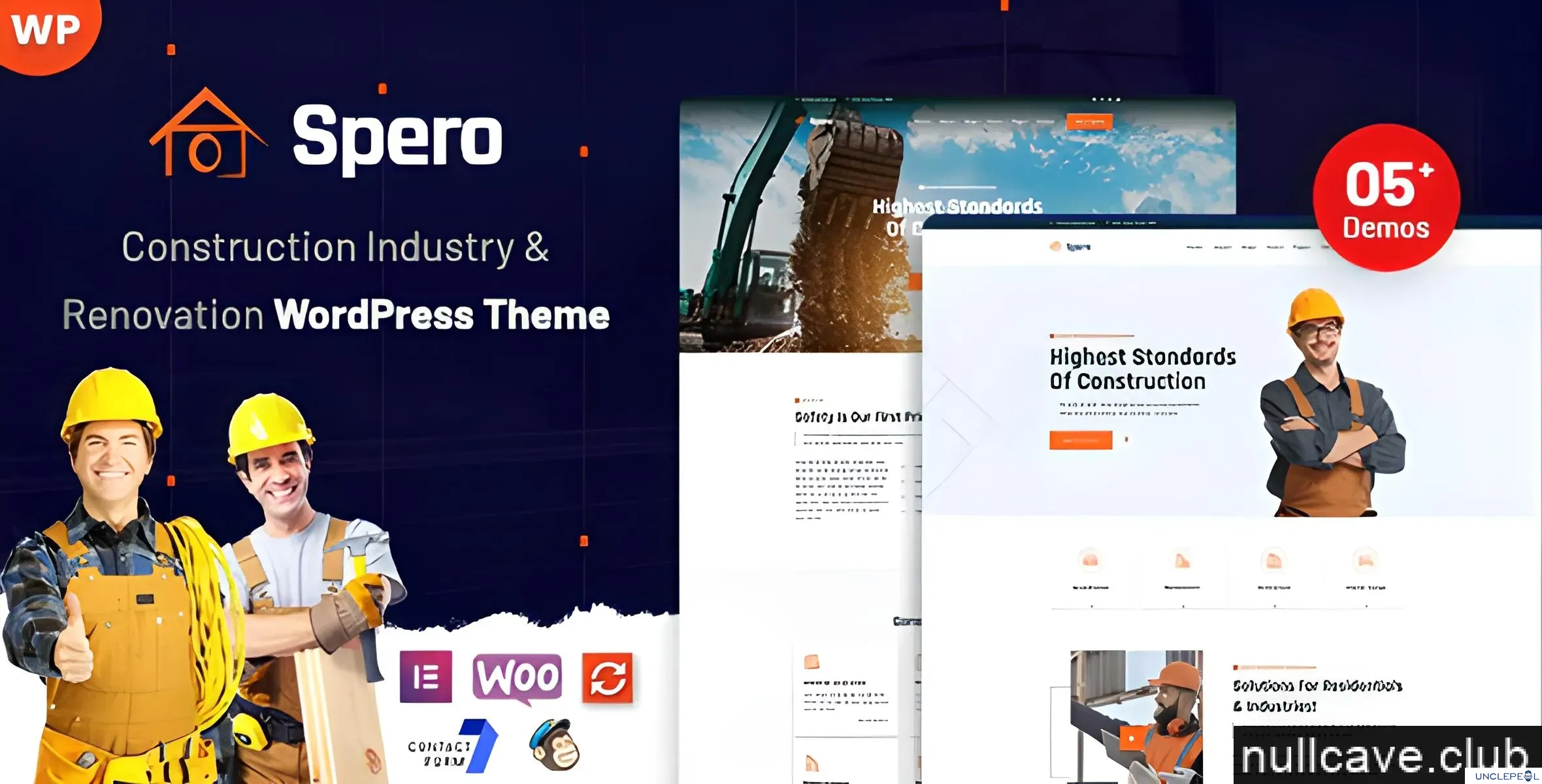 Spero – 建筑行业 WordPress 主题 1.1