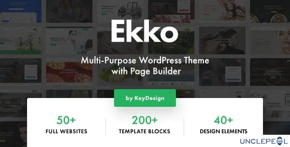 Ekko - 多用途 WordPress 主题与页面构建器 3.9 开心版
