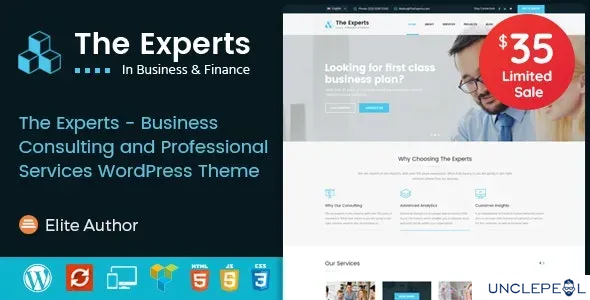 The Experts - 商业咨询与专业服务 WordPress 主题 3.2