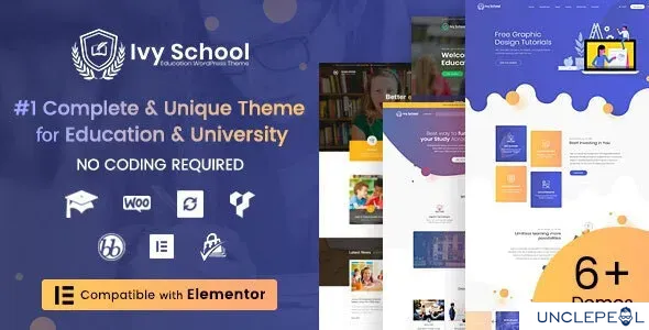 IvyPrep | 教育与学校 WordPress 主题 1.5.3 开心版