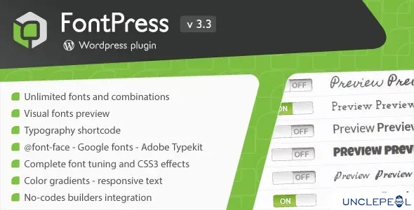 FontPress - WordPress 字体管理器 3.3.8 开心版