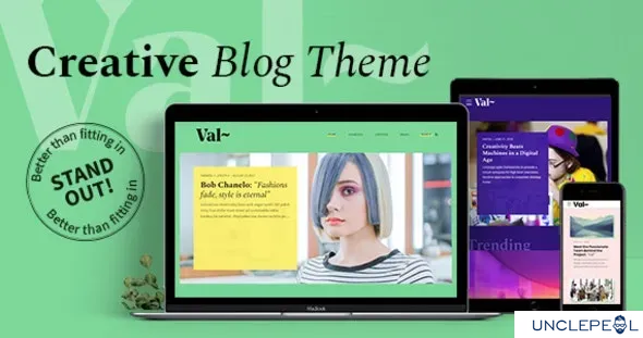 Val – 创意博客WordPress 1.2.0