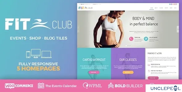 Fitness Club - 健康与健身 WordPress 主题 1.4.0