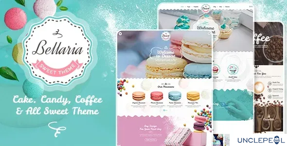 Bellaria - 美味蛋糕与面包店 WordPress 主题 1.1.5