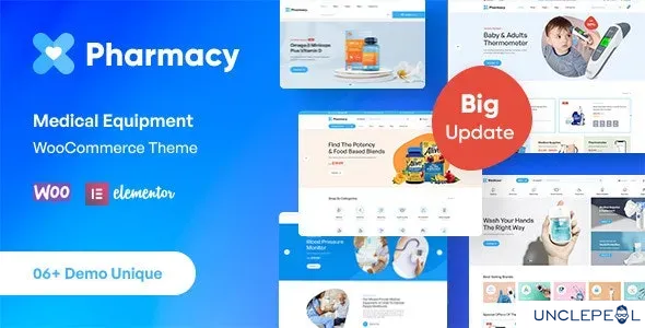 Pharmacy WooCommerce WordPress 响应式主题 Premium 5.1.0