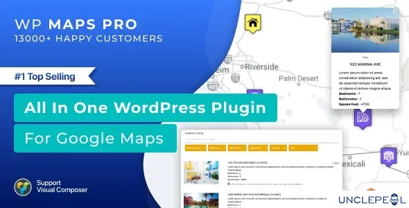WP MAPS PRO - Google Maps WordPress 插件 5.6.6 开心版