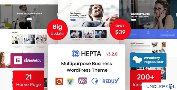 Hepta - 多用途商业主题 3.2.0 开心版