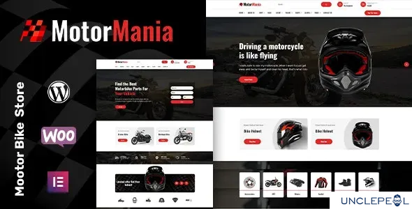 MotorMania | 摩托车配件 WooCommerce 主题 1.0.8 开心版