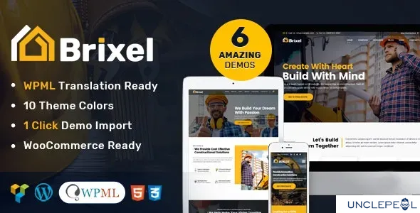 Brixel 建筑施工 WordPress 主题 2.1.0