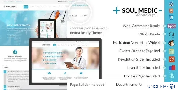 SoulMedic | 医院与医生 WordPress 主题 4.9