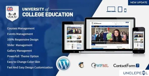 University | 教育响应式 WordPress 主题 2.1