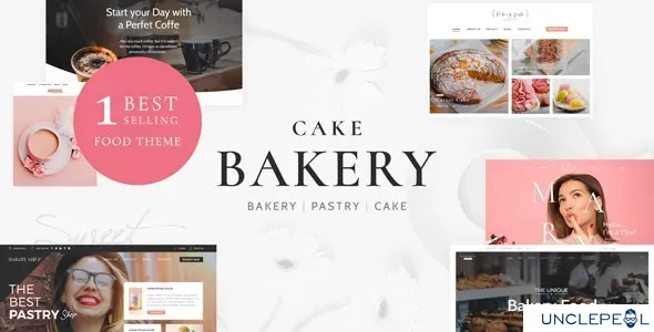 Cake Bakery - 糕点 WordPress 6.5