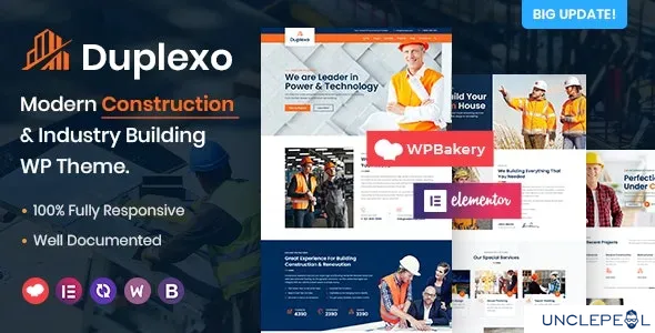 Duplexo – 建筑翻新 WordPress 主题 4.2