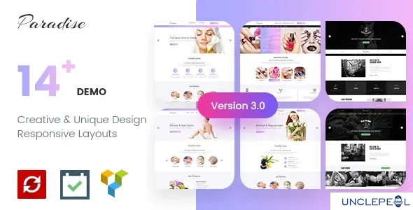 Paradise - 多用途水疗与美容 WordPress 主题 5.0.3