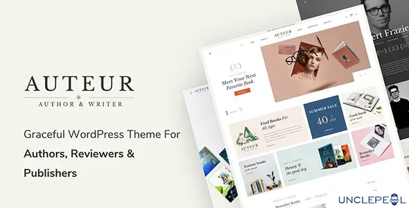 Auteur – 作者与出版商 WordPress 主题 6.2