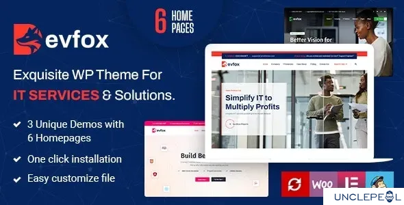DevFox - IT 解决方案与服务 WordPress 主题 + RTL 1.6