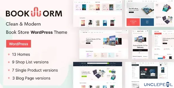 Bookworm - 书店与书店 WooCommerce 主题 1.1.5