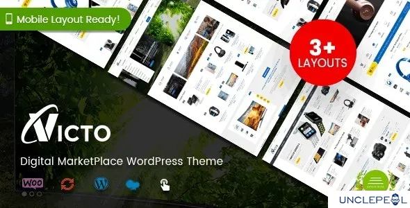 Victo - 数字市场 WordPress 主题（包含移动布局） 1.4.16 开心版