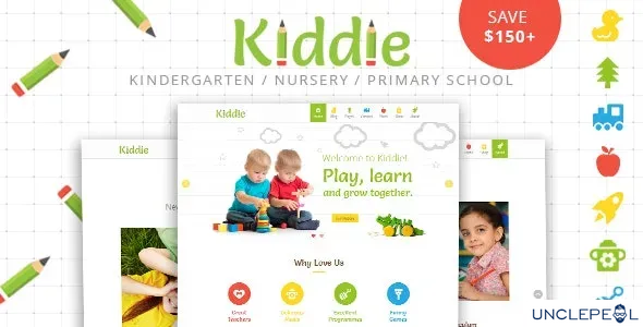 Kiddie - 幼儿园 WordPress 主题 4.1.16