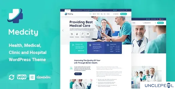 Medcity - 健康与医疗 WordPress 主题 1.0.2