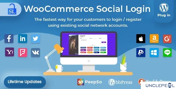 Social Login - WordPress / WooCommerce 插件 2.5.4 开心版