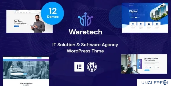 Waretech - IT 解决方案与技术 WordPress 主题 1.0.4