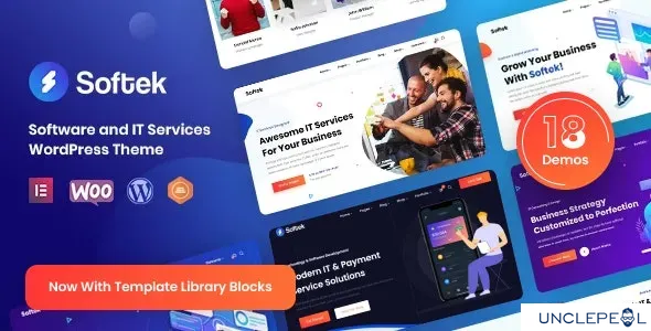 Softek - 软件与 IT 解决方案 WordPress 主题 3.0.2 开心版