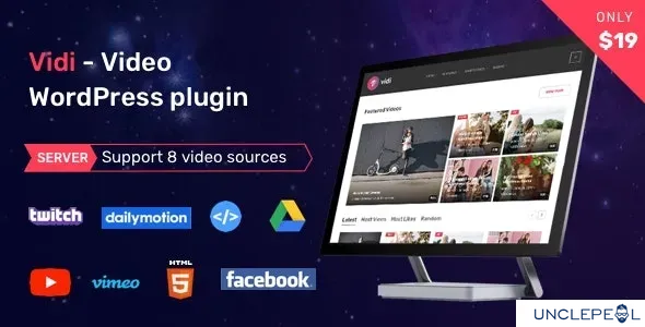 Vidi - 视频WordPress插件 1.3.1