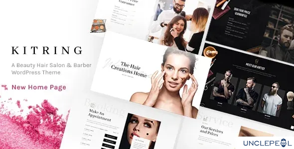 Kitring - 美容与发廊 WordPress 主题 2.8