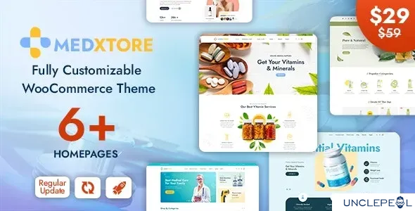 MedXtore – 药品、医疗与美容 Elementor WooCommerce 主题 2.2