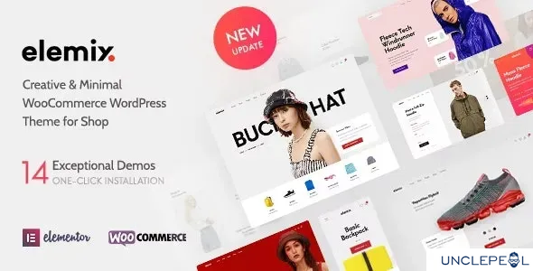 Elemix - 现代与创意 Elementor WooCommerce 主题 1.2.4