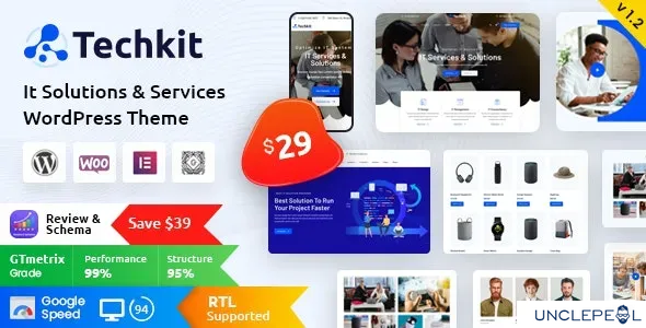 Techkit – 技术与 IT 解决方案 WordPress 主题 1.5