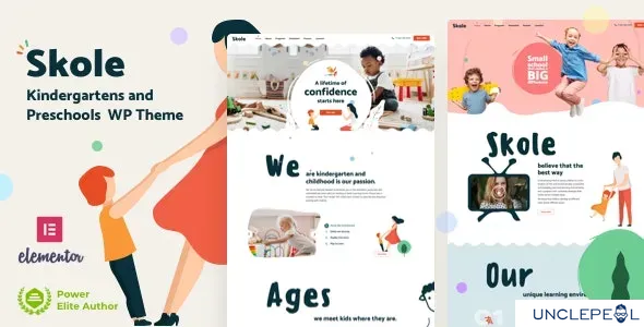 Skole - 儿童幼儿园 WordPress 主题 8.2 开心版