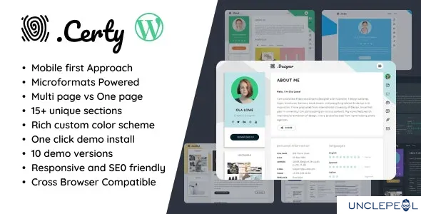 Creative Resume & CV WordPress 主题 1.5.7