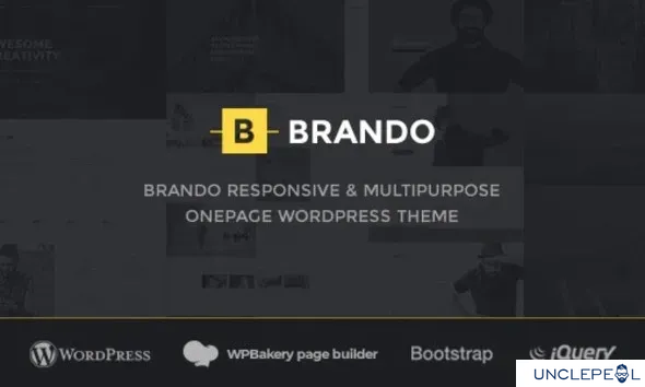 Brando 响应式与多用途一页 WordPress 主题 2.4 开心版