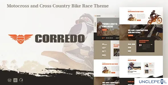 Corredo | 自行车赛与体育活动 WordPress 主题 1.1.8