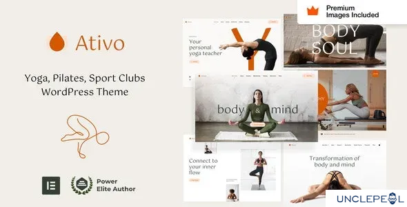 Ativo - 普拉提与瑜伽 WordPress 主题 5.7 开心版