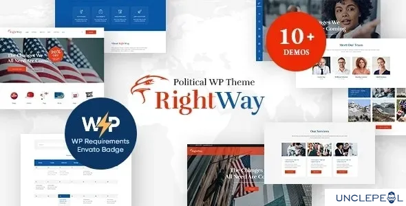 Right Way | 选举竞选与政治候选人 WordPress 主题 4.0.8 开心版