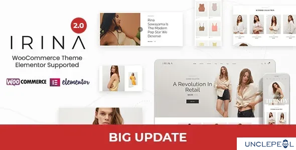 IRINA - Elementor WooCommerce 主题 2.0.3